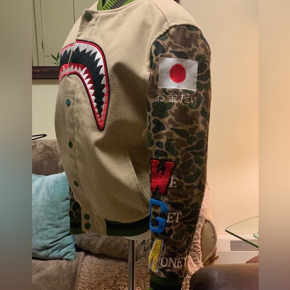 Hudson x Bape “We Killed Ape" NYC LE Varsity Bomber Jacket " - Picture 8 of 10